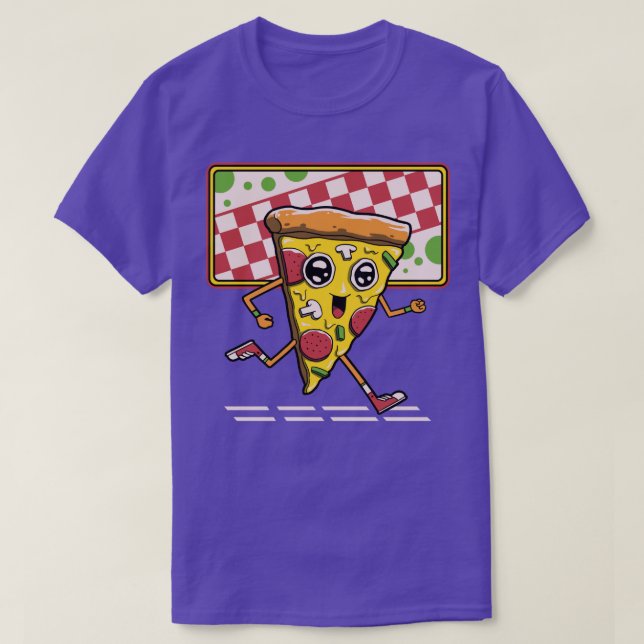 Camiseta Pizza Run (Diseño del anverso)
