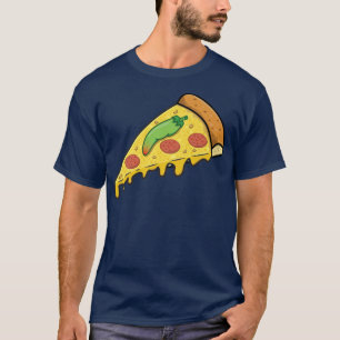 Camiseta Pizza Salami Pepperoni Cheese Slice de Pizza
