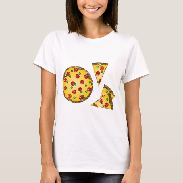 Camiseta pizza secuencial (Anverso)