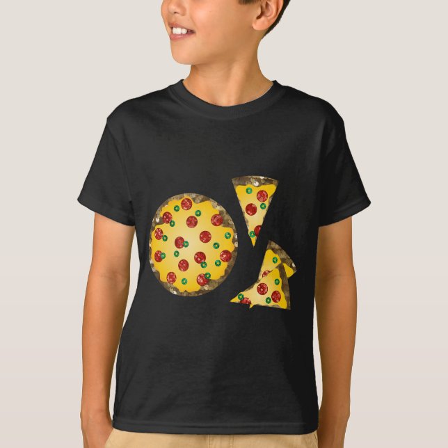 Camiseta pizza secuencial (Anverso)
