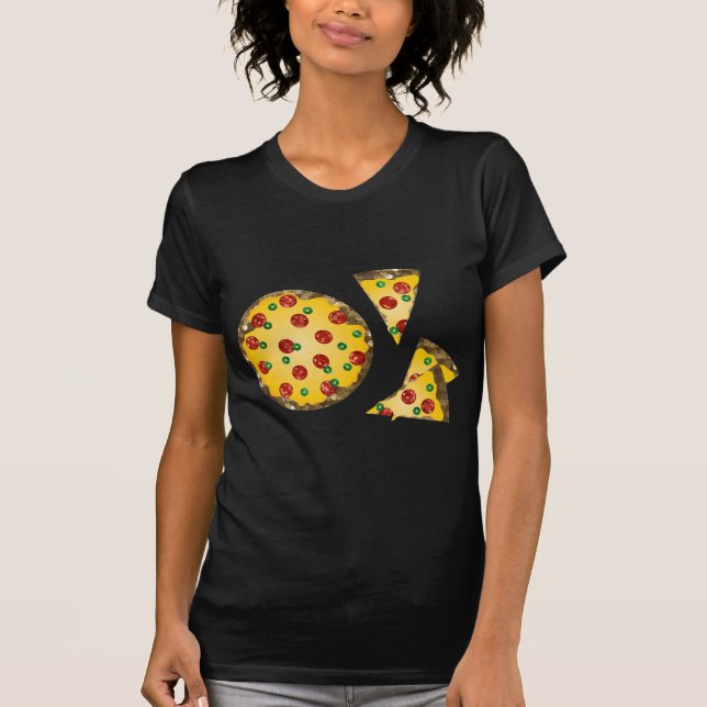 Camiseta pizza secuencial (Anverso)