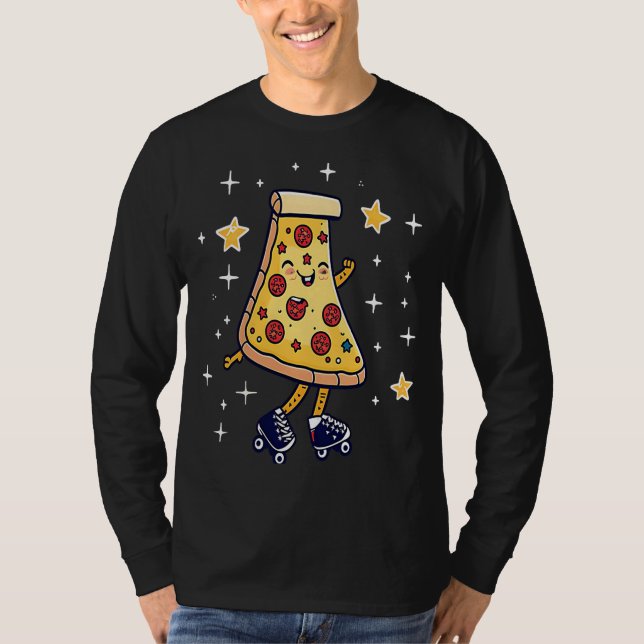 Camiseta Pizza Skater Roller Derby (Anverso)