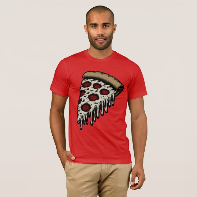 Camiseta Pizza Slice (Anverso completo)