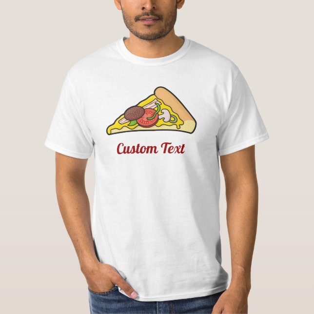 Camiseta Pizza slice (Anverso)