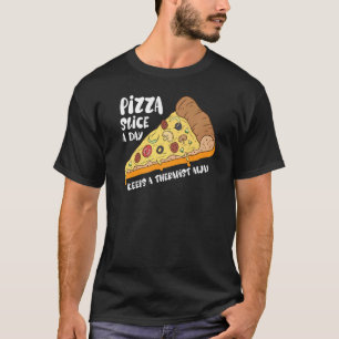 Camiseta Pizza Slice A Day Pizza Cuatro Pizza De Queso