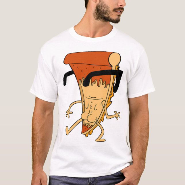 Camiseta Pizza Slice expuesto (Anverso)