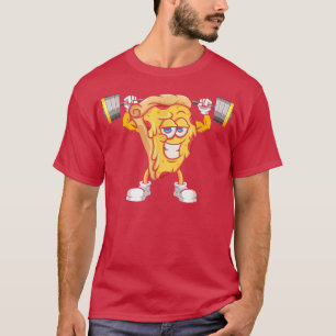 Camiseta Pizza Slice Haciendo plazas, Bodybuilding Fitness 