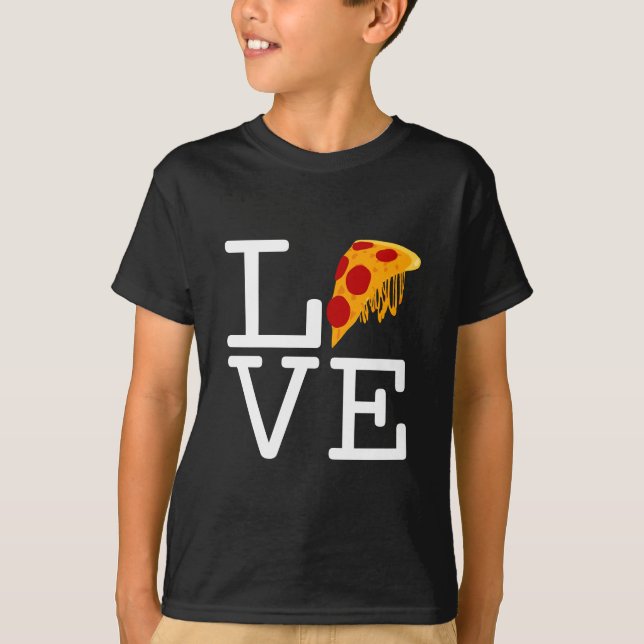 Camiseta Pizza Slice Love (Anverso)