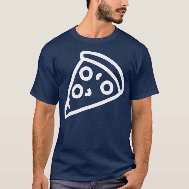 Camiseta Pizza Slice Retro Comida Italiana Desnuda (Anverso)