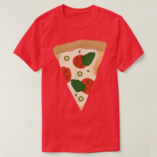 Camiseta Pizza Slice T-Shirt (Diseño del anverso)