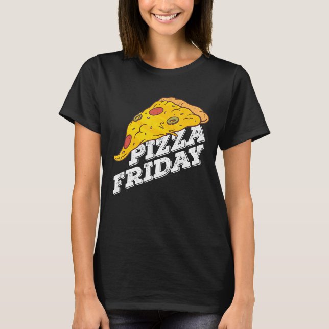 Camiseta Pizza Sliced Foodie Food Pun Pizza (Anverso)