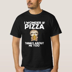Camiseta Pizza Sloth Pizza Lover Diciendo Divertido