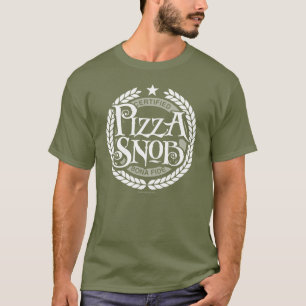 Camiseta Pizza Snob - divertido amante de la pizza