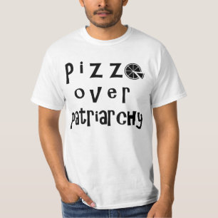 Camiseta Pizza sobre el patriarcado - versión 2