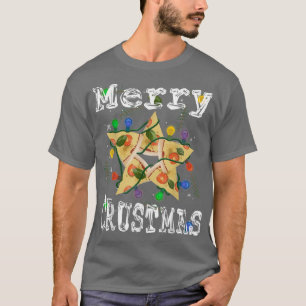 Camiseta Pizza Star Ilustra Pizzalove - Feliz Crustmas
