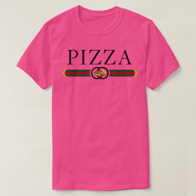 Camiseta pizza style  (Diseño del anverso)