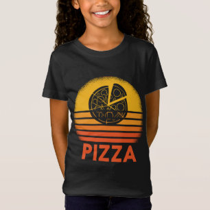 Camiseta Pizza Sunset Retro Carbo Vintage Lover Foodie Rega