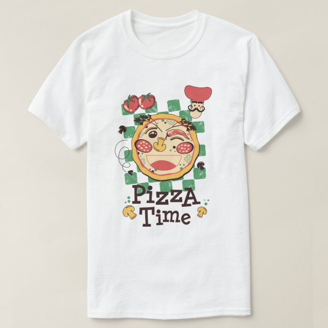 Camiseta Pizza T-Shirt (Diseño del anverso)
