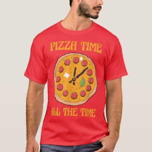 Camiseta Pizza Time All The Time Italiana Dish Pizza 245845