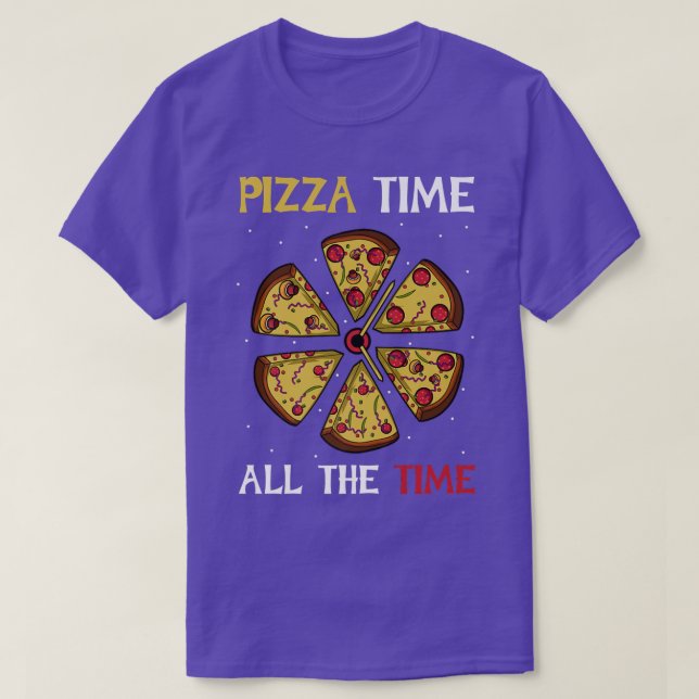 Camiseta Pizza time Chef o Cook  (Diseño del anverso)