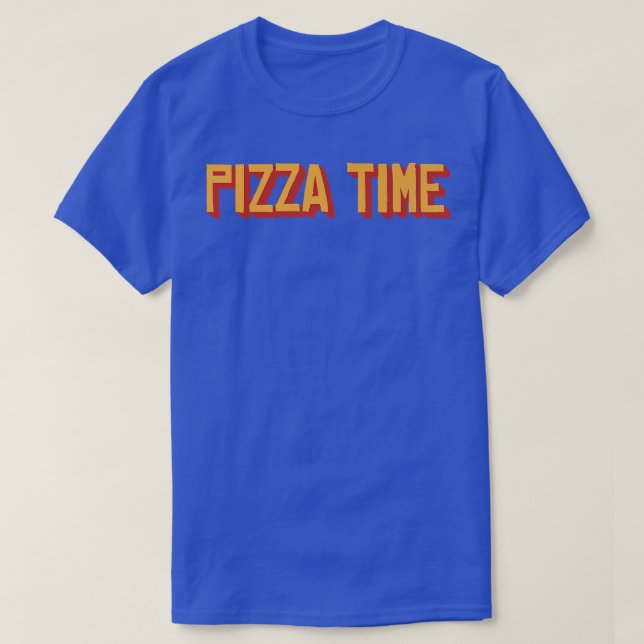 Camiseta Pizza Time Deliciosa Comer Pizza  (Diseño del anverso)