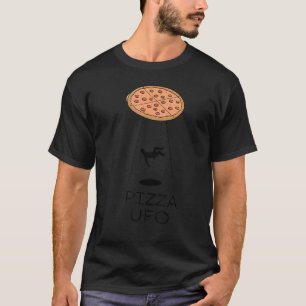 Camiseta Pizza UFO Pizza Aliens Espacio Diseño Geek