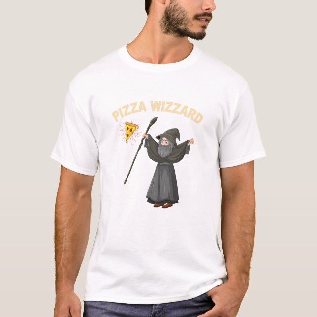 Camiseta Pizza wizzard (Anverso)