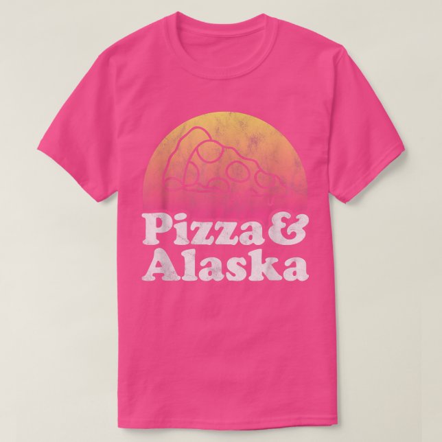 Camiseta Pizza y Alaska (Diseño del anverso)
