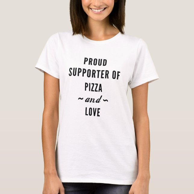 Camiseta Pizza Y Amor (Anverso)