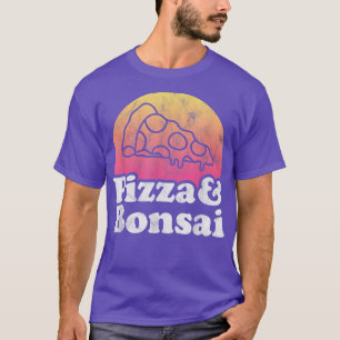 Camiseta Pizza y árbol Bonsai