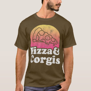 Camiseta Pizza y Corgis o Corgi