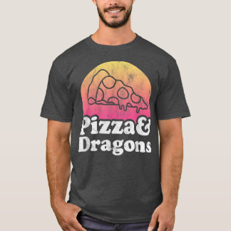 Camiseta Pizza y dragones o dragón