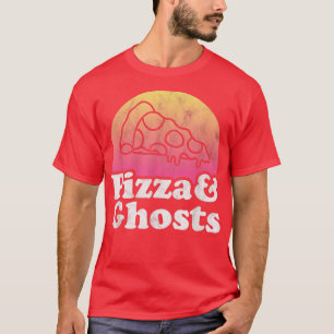 Camiseta Pizza y fantasmas o fantasma