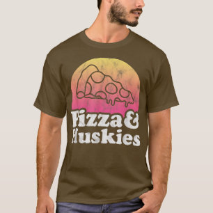 Camiseta Pizza y Huskies o Husky