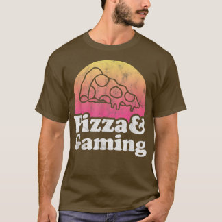 Camiseta Pizza y juegos o jugadores