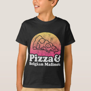 Camiseta Pizza y Malinois belga
