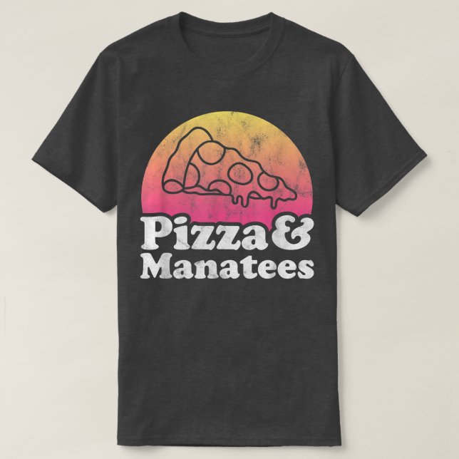 Camiseta Pizza y Manatees o Manatee (Diseño del anverso)