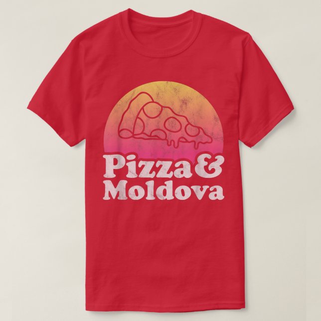Camiseta Pizza y Moldavia  (Diseño del anverso)