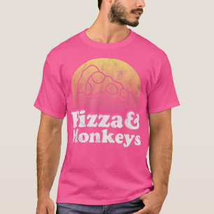Camiseta Pizza y monos o mono