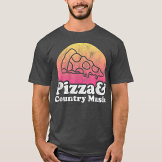 Camiseta Pizza y música country
