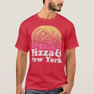Camiseta Pizza y Nueva York
