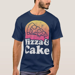 Camiseta Pizza y pastel 