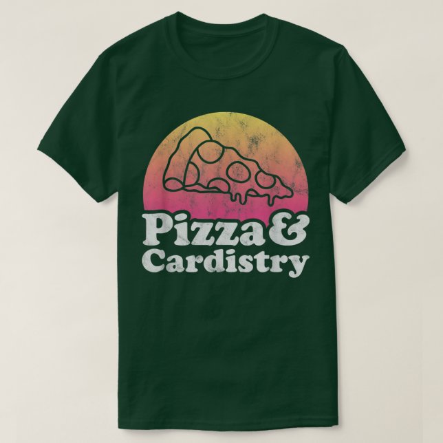 Camiseta Pizza y química  (Diseño del anverso)