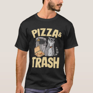 Camiseta Pizza y Racco de Trash Hoodie de Pullover_1
