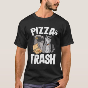 Camiseta Pizza y Racco de Trash Hoodie de Pullover_4