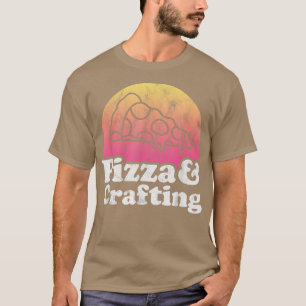 Camiseta Pizza y rafting o artesanías