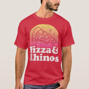 Camiseta Pizza y rinocerontes o rinocerontes rinocerontes