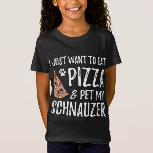 Camiseta Pizza y Schnauzer por el regalo de mamá del perro 