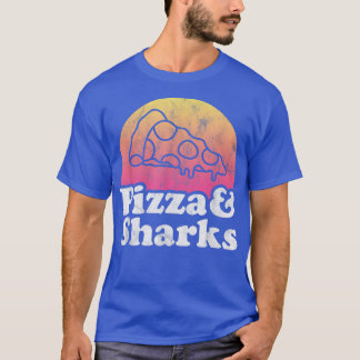 Camiseta Pizza y tiburones o tiburones