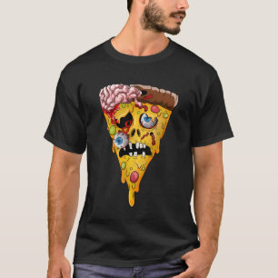 Camiseta Pizza Zombie Regalo Divertido Para Amantes de las 
